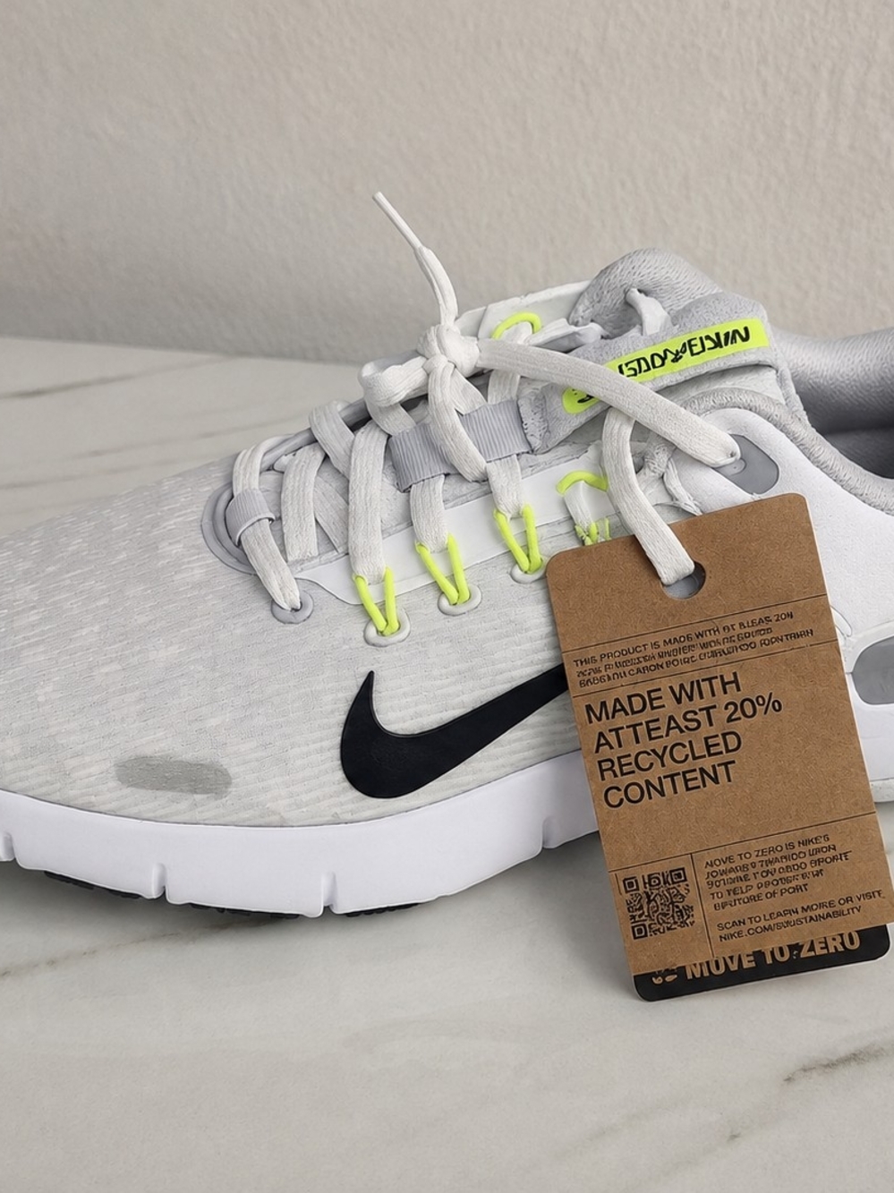 Nike Free Golf NN White Black Volt Golf Shoes US 6.5 NWT FQ7875-101